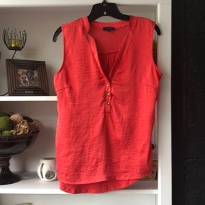 Coral sleeveless from the Limited